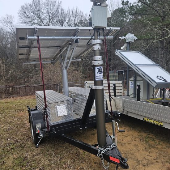 Trailer-mounted mobile security camera system for pipeline surveillance in Texas